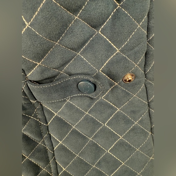 Outback Trading Co Ladies Grand Prix Quilted Vest Blue Size SM BARN VEST - Picture 6 of 14